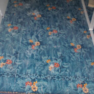 Blue linoleum